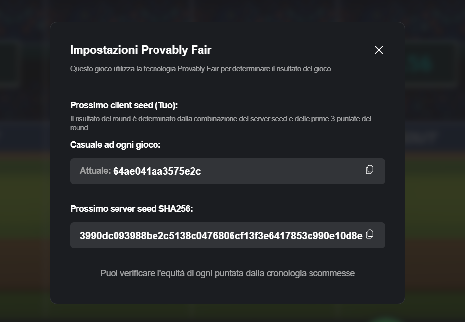 Verifica l'equità di InOut Cricket Road