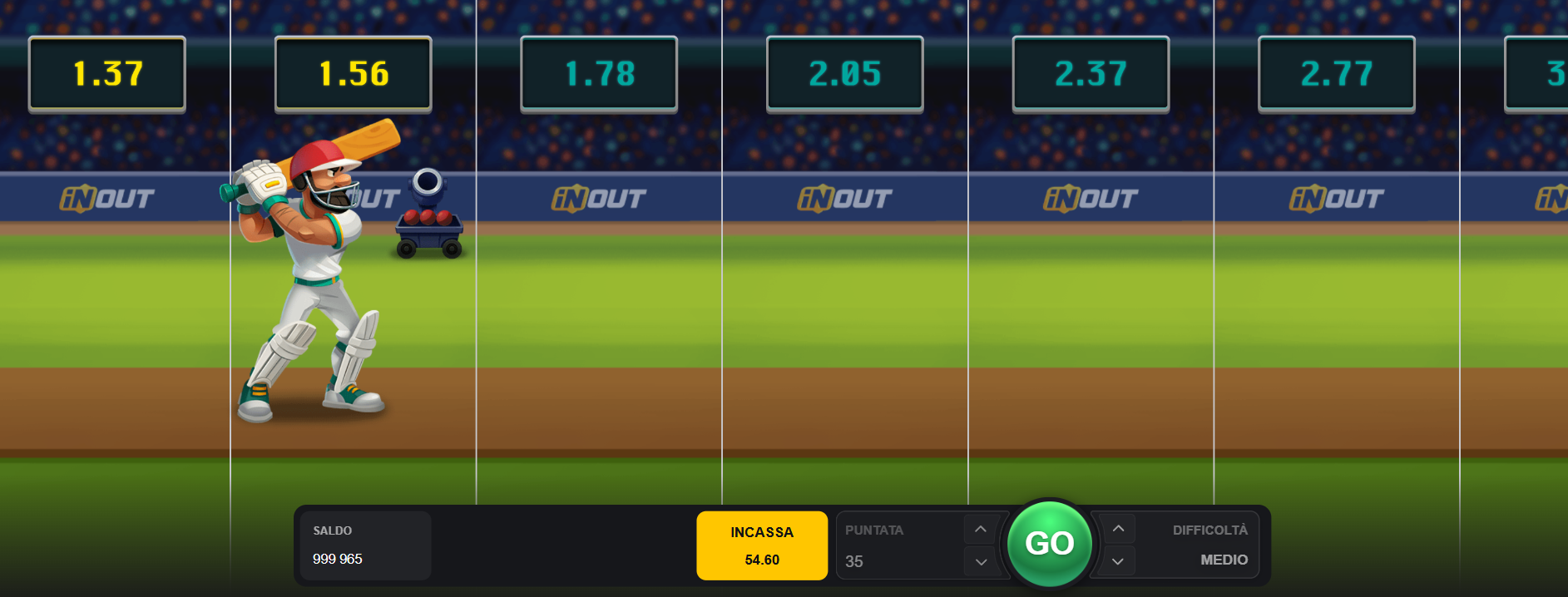 Cricket Road casino game